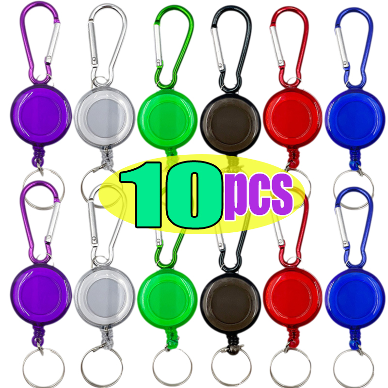 Conventional Reel - 1/10pcs Retractable Steel Cord Pull Reel