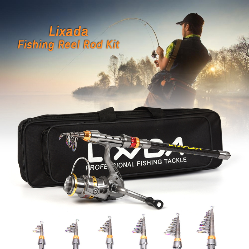 Lixada Telescopic Fishing Rod  - đánh giá và giá Conventional Reel