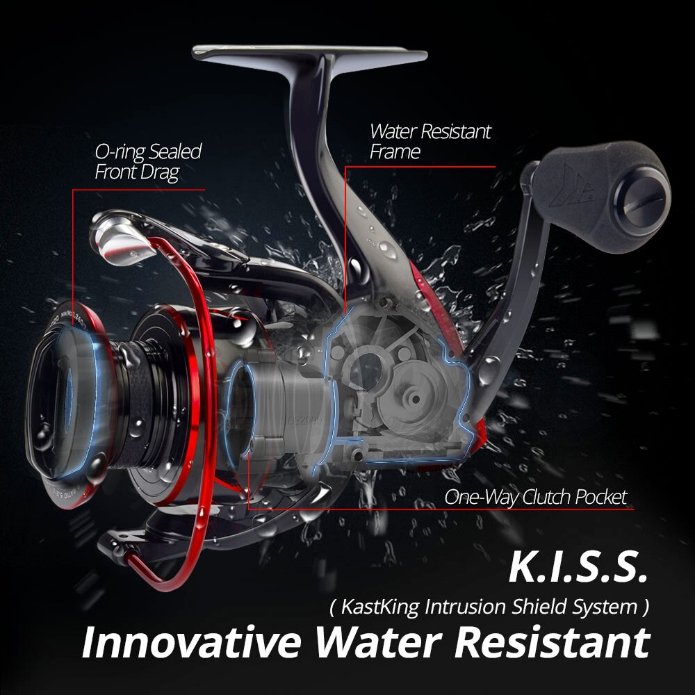 KastKing Sharky III Ball Beari - đánh giá và giá Reel Drag Knob