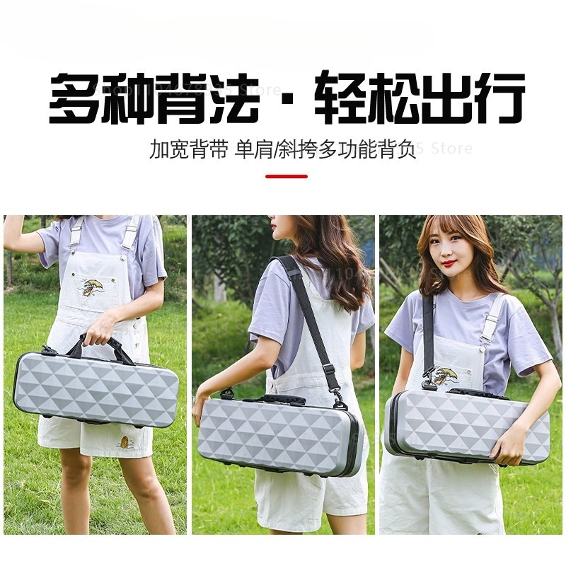 Hard Shell Mini Fishing Rod Ca - đánh giá và giá Reel Case