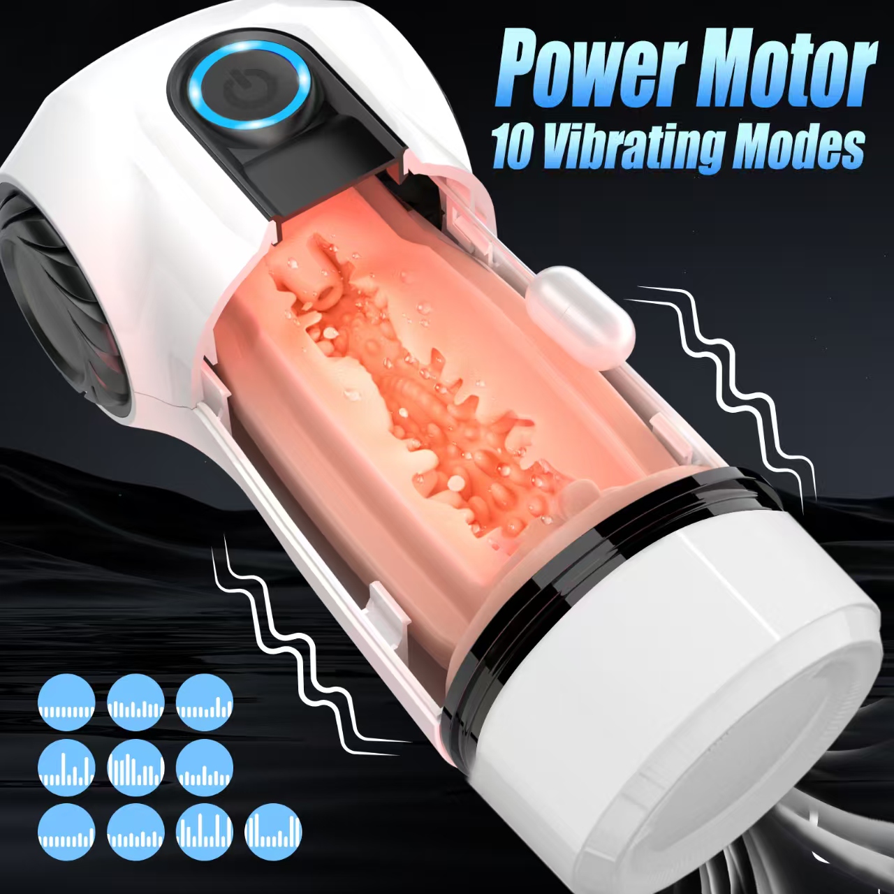 Automatic Male Masturbators10P - đánh giá và giá Electric Reel
