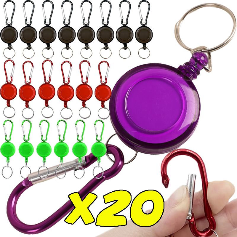 1/20pcs Retractable Steel Cord - đánh giá và giá Conventional Reel