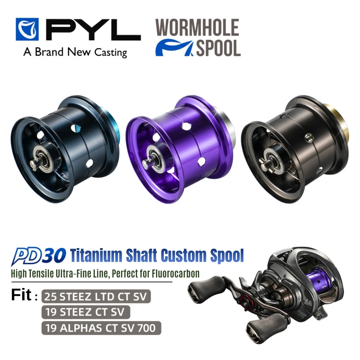 PYL PD30 Upgrade Spool for Dai - đánh giá và giá Reel Spare Spool