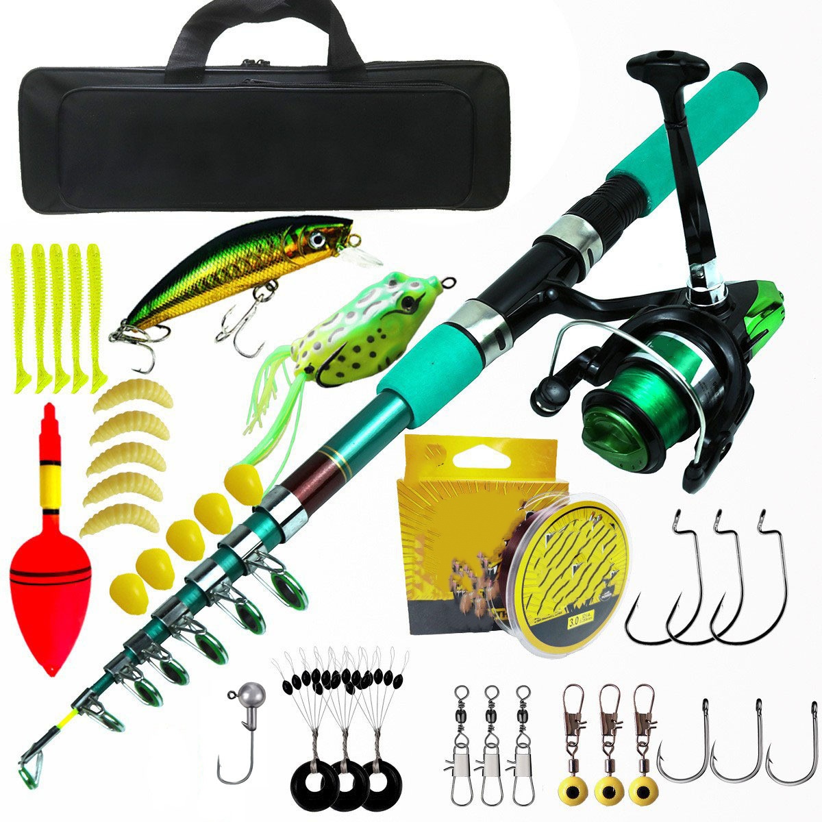 Portable Ultralight Carp Teles - đánh giá và giá Spinning Reel